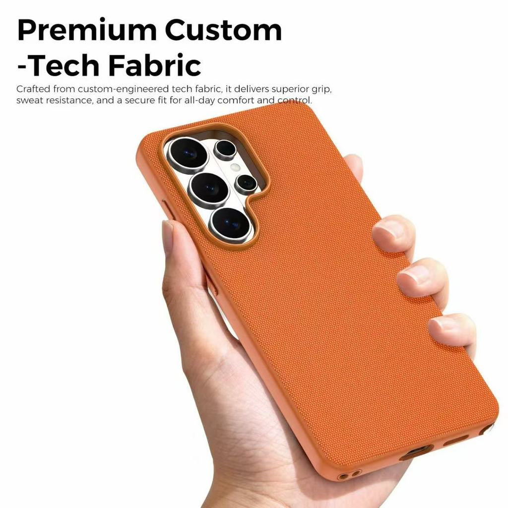Samsung S26 Ultra Case Tech Fabric Magnetic Case อย่างเป็นทางการ MagSafe Cover Anti-Slip กันกระแทกเลนส์กล้อง Slim Fit 6 สี