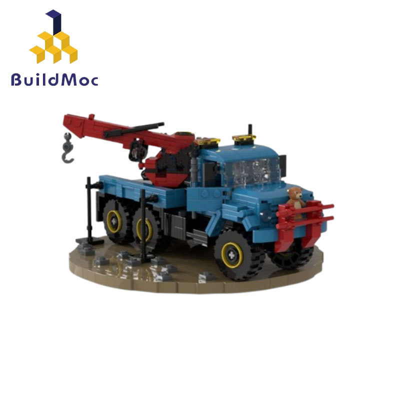 All Terrain Tow Truck Building Blocks ประกอบของเล่นของขวัญเด็ก 484PCS อิฐบล็อกของเล่นสําหรับผู้ใหญ่ 