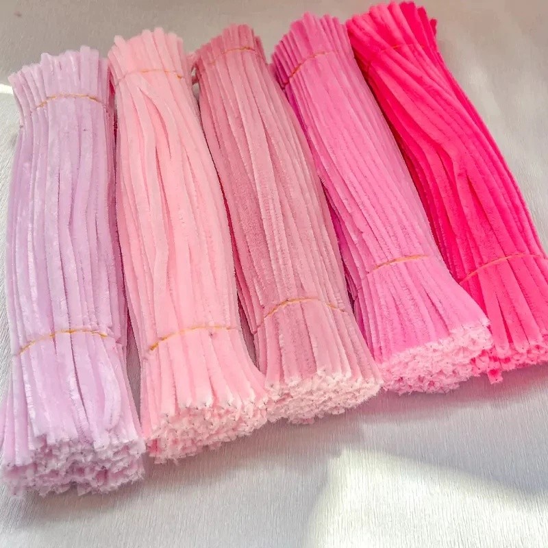 สีสวยขนนุ่มฟูขนาด6มิลยาว30cm 100เส้น DIY ทำดอกไม้ ลวดทำดอกไม้ งานประดิษฐ์ สีพาสเทล