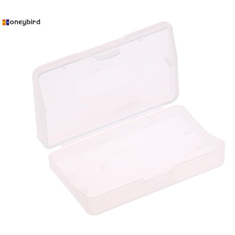 Honeybird 5 ชิ้นโปร่งใสกล่องเก็บเกมคอลเลกชันการ์ดป้องกันป้องกันฝุ่นตลับหมึกเกมสําหรับเกม Boy Advance GBASP Nice