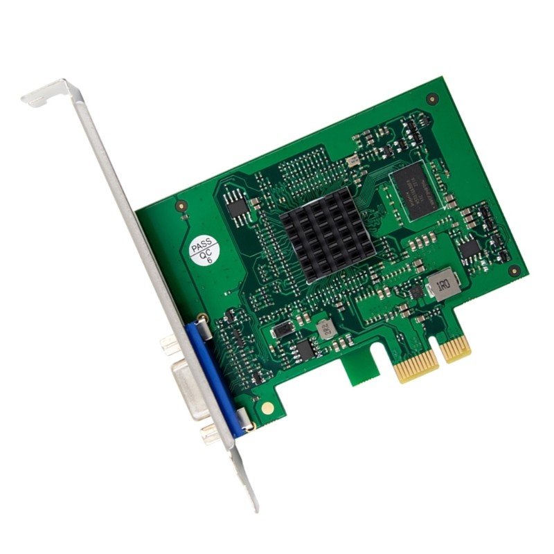 QUU AST2400 1920x1200 32bpp 60Hz 2K PCIe X1 VGA การ์ดขยายอะแดปเตอร์ VGA กราฟิกการ์ดสนับสนุน 1920x120