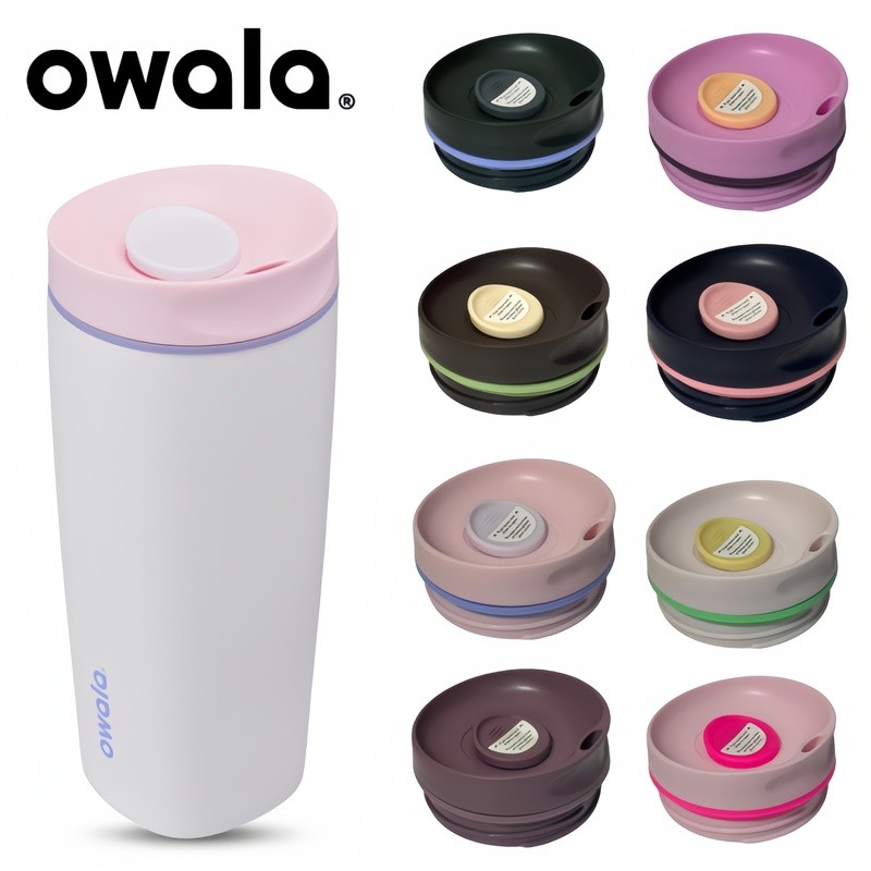 เหมาะสําหรับ owala smoothsip slider 12OZ & 20OZ Thermos Cup Leakproof Replacement Cup Lid