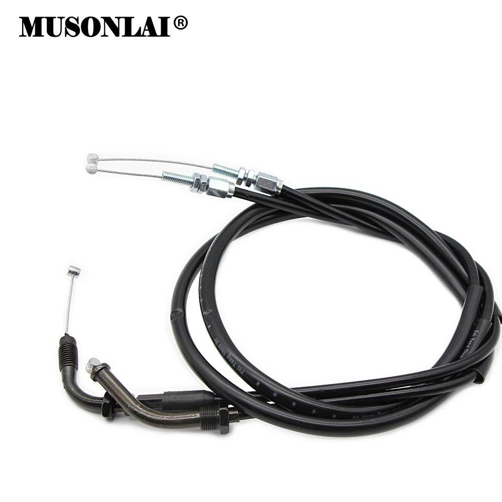 MU สายคันเร่งรถจักรยานยนต์สำหรับฮอนด้า CB500 94-03 CB500S 98-02 17910-MY5-610 17920-MY5-610 17910-MY