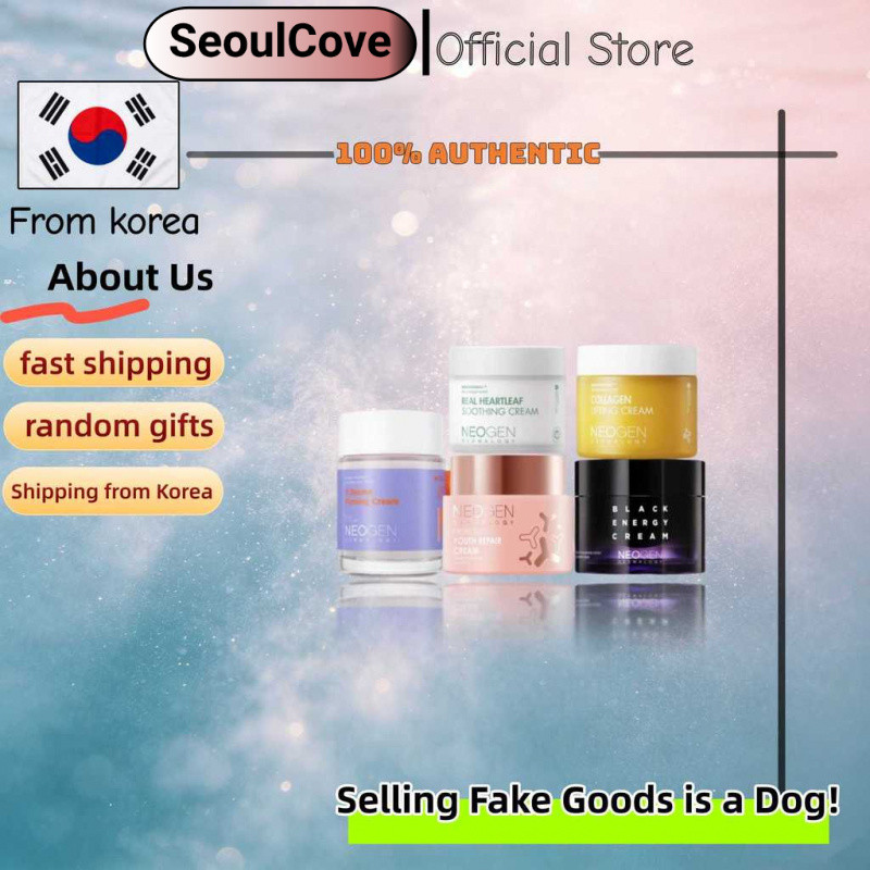 [Neogen Dermalogy] V Biome Firming Cream/High R Exosome Cream/Collagen Lifting Cream/Probiotics Youth Repair Cream/ Black Energy Cream/Real Heartleaf Soothing Cream