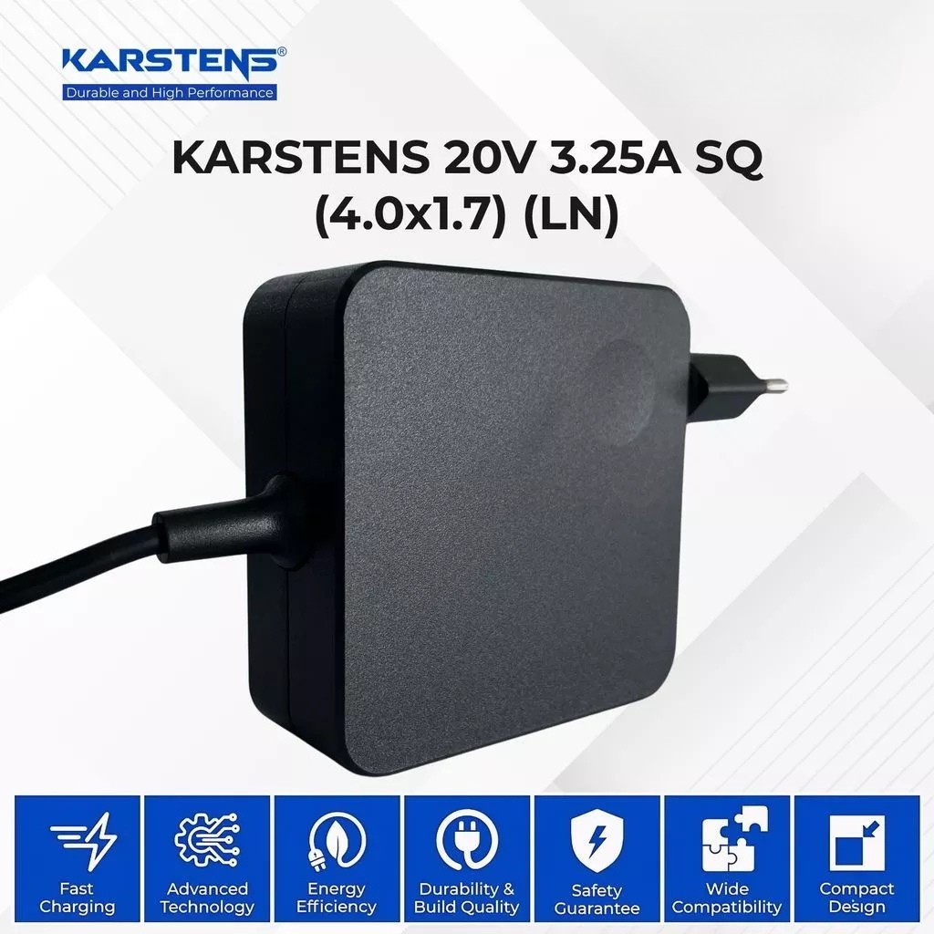 KASTENS ADAPTER 20V 3.25A SQ (4.0x1.7) (LN)