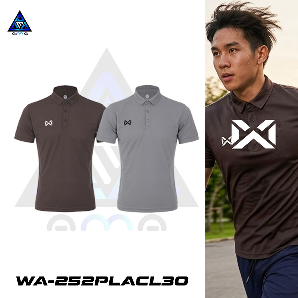ถูกชัวร์ไม่มั่วนิ่ม เสื้อโปโล WARRIX รุ่น LINEX รหัส WA-252PLACL30 วาริกซ์ แท้100%