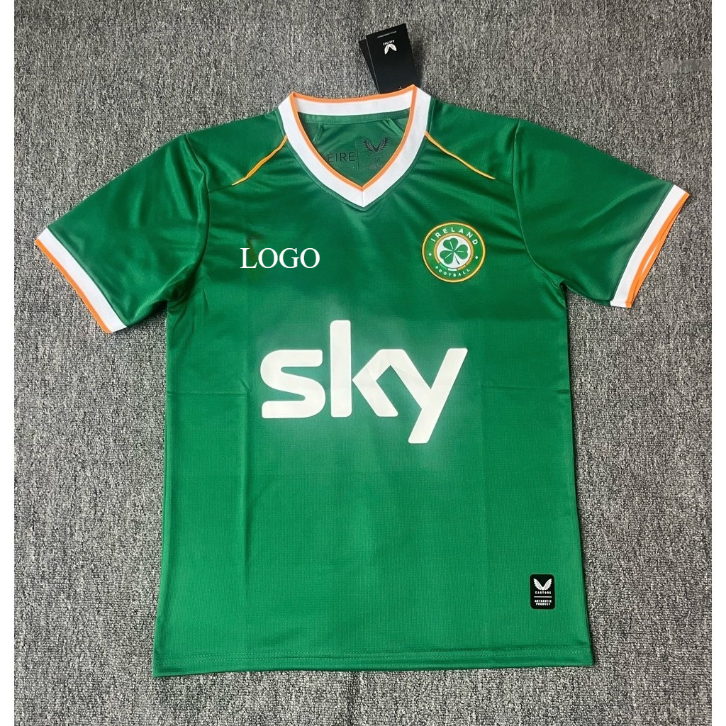 NEW2026-27 World Cup Ireland Home Jersey แฟนรุ่นที่กําหนดเองชื่อจํานวน AAA + ขนาด S-4XL คุณภาพระดับพรีเมียม Brea ฟุตบอล Jerseythable Quick Dry เสื้อฟุตบอลผู้ใหญ่หลาย