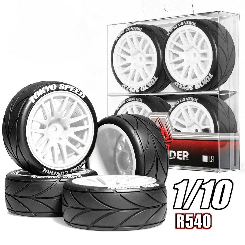 4 ชิ้น 65 มิลลิเมตรยางล้อยาง Tyre 12 มิลลิเมตร Hex สําหรับ WLtoys 144001 144010 Tamiya TT01 TT02 TA06 XV01 XV02 Kyosho HPI 1/10 RC รถแข่ง
