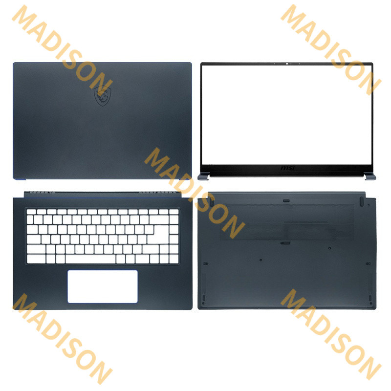ใหม่สําหรับ MSI Prestige 15 A10, MS-16S3 MS-16S6 รุ่น A/B/C/D ฝาครอบด้านบน ด้านข้าง LCD backside กรณี beel ฝาครอบ/C/D ด้านข้างด้านล่าง