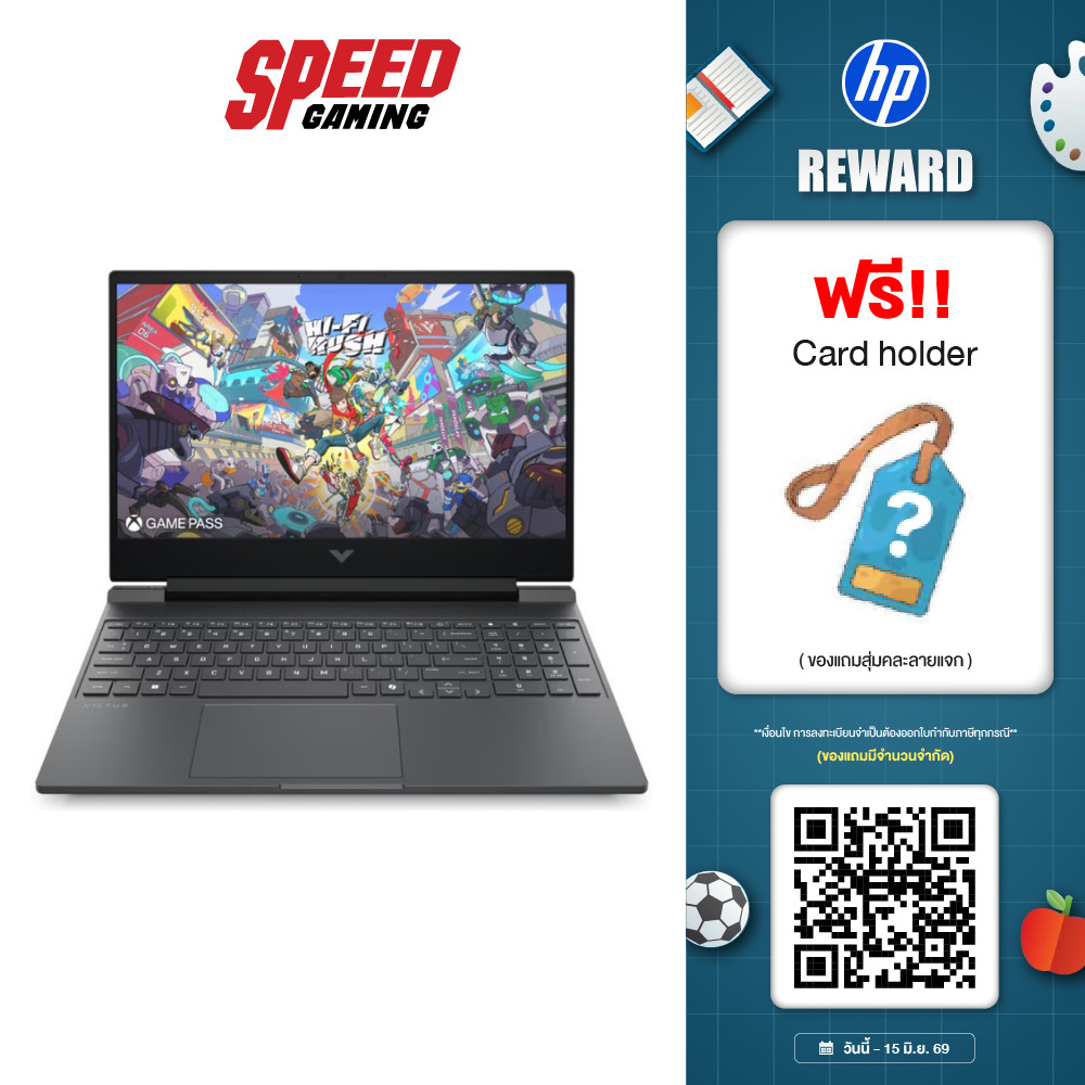 HP Victus (15-fb3188AX) | RTX 5050 | AMD Ryzen 7 260 | Notebook (โน๊ตบุ๊ค) | By Speed Gaming