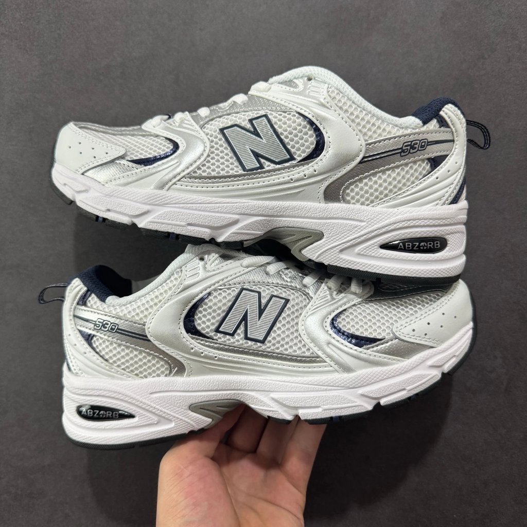 [รุ่นเพดาน] New Balance 530 ขายร้อน NB530 Retro Casual Jogging รองเท้า NB WR530SG NB New Balance 530