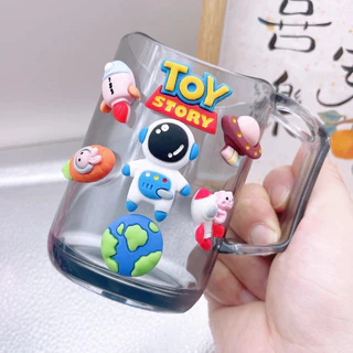 ชุดอุปกรณ์อาบน้ำสำหรับเด็กและของใช้ในบ้าน แปรงสีฟันลายการ์ตูนน่ารัก ถ้วยใส่แปรงสีฟัน วัสดุเกรดอาหาร