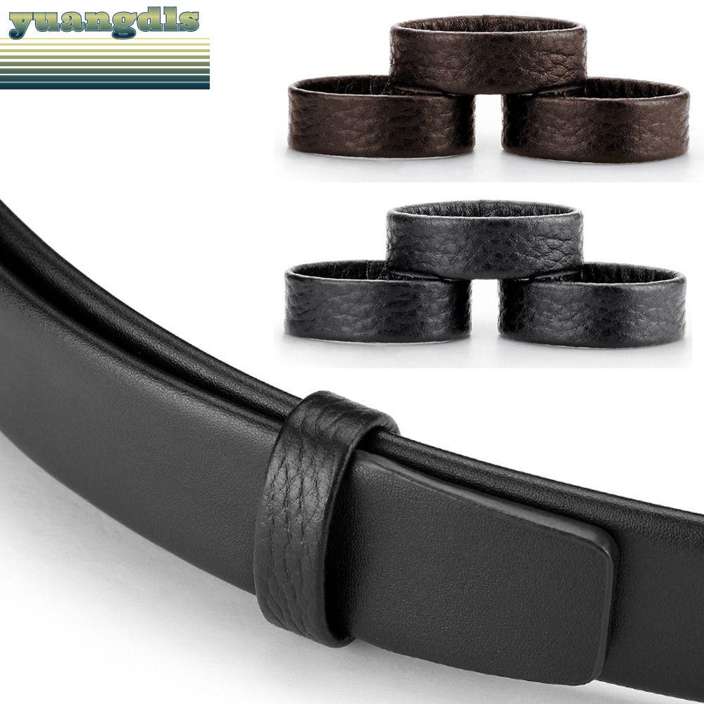 YUANG Link Loop เข็มขัดผู้ชายหนังวัวแท้ แหวนเอว DIY อุปกรณ์เสริม