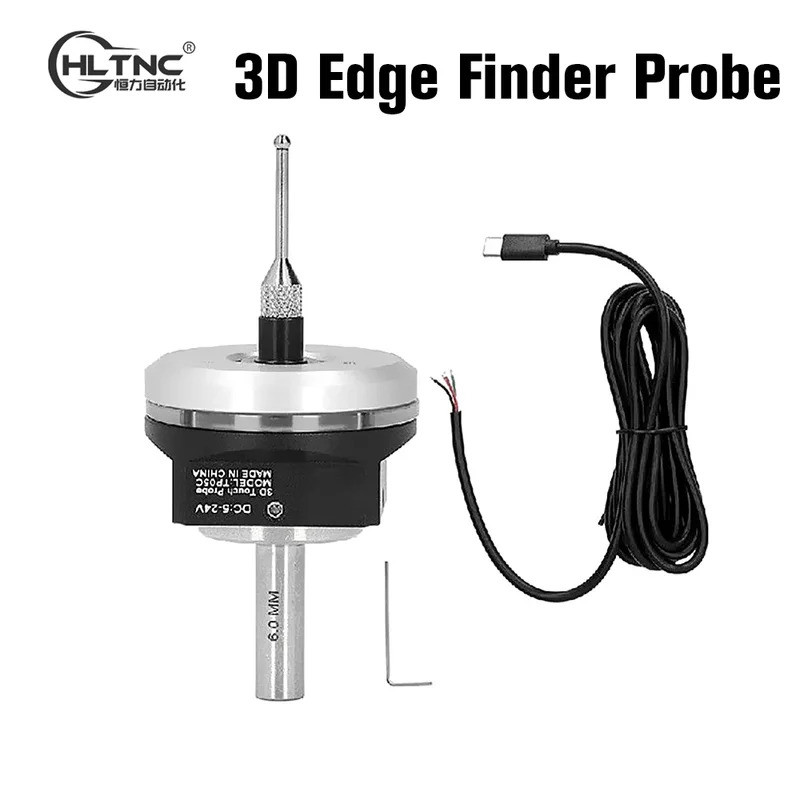 HLTNC V6 Anti-Roll 3D Touch Probe – 0.01 มม.Precision Edge Finder Center Finder สําหรับ CNC Mach3 GRBL แกะสลักมิลลิ่ง Router