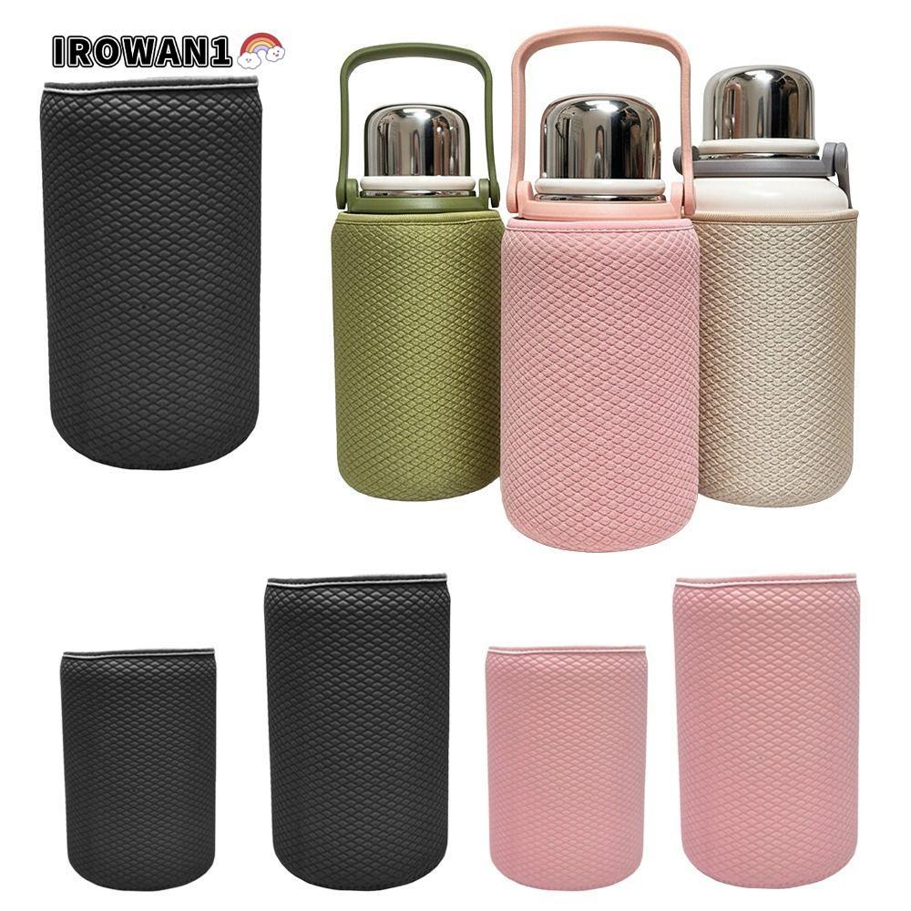 ไอโรวัน1 ปลอกถ้วยสูญญากาศ,ฝาครอบขวดน้ํากันลื่นหุ้มฉนวน,กระเป๋าใส่แขน นีโอพรีน แบบพกพากันรอยขีดข่วนสําหรับแก้วขวดถ้วย