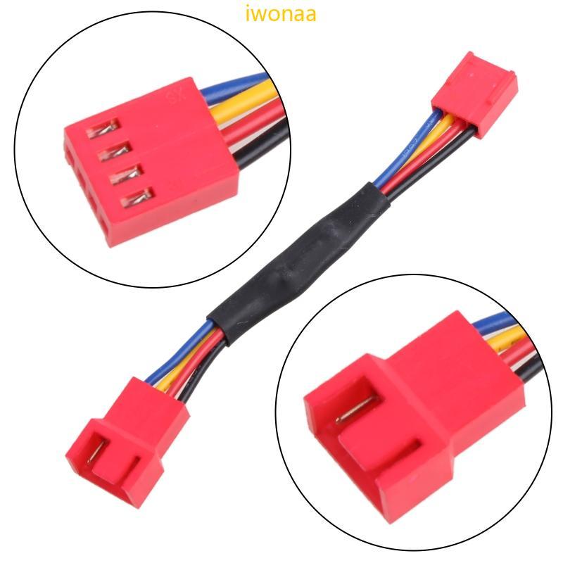 Iwo พัดลม CPU PWM Deceleration สาย 4 พินชายหญิงสายต่อสําหรับคอมพิวเตอร์สําหรับกรณี PWM อุณหภูมิควบคุ