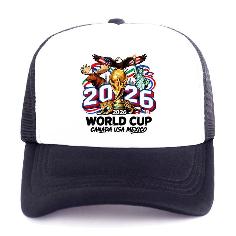 Classic 2026 World Cup Sun Hat Mexico USA Canada Theme Casual Cap K1BE