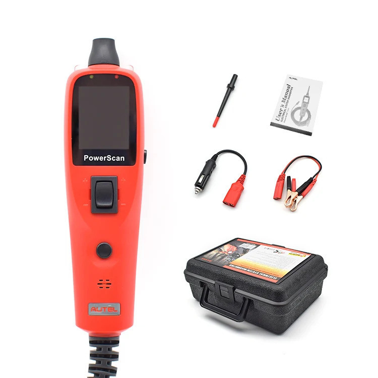 JIUya ใหม่ล่าสุด Autel PowerScan PS100 เครื่องมือวินิจฉัยระบบไฟฟ้าวงจร AVOmeter เครื่องทดสอบไฟฉายโหม