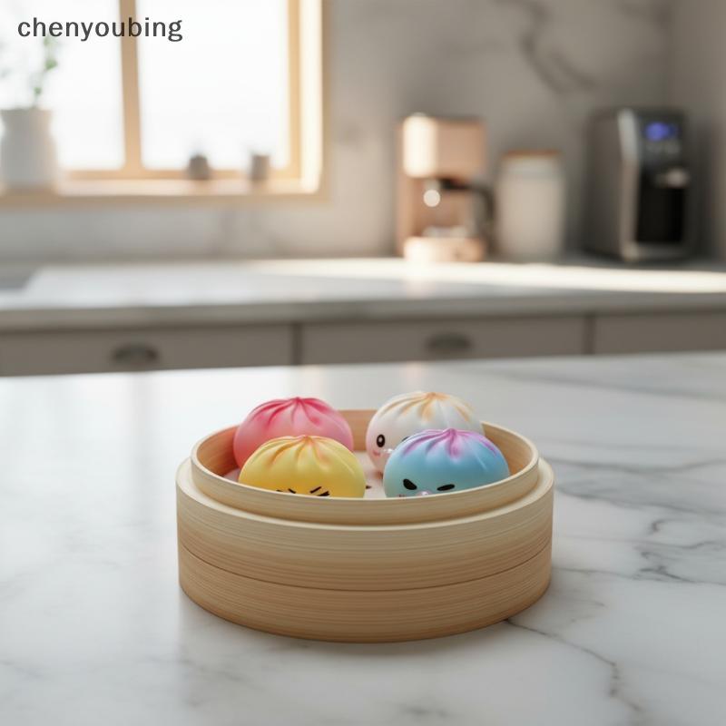 [chenyoubing] Squishy น่ารักนึ่ง Bun Fidget ของเล่นช้า Rebound และ Bubble Design เหมาะสําหรับความเครียดบรรเทาเด็กโฮมออฟฟิศใช้ [TH]