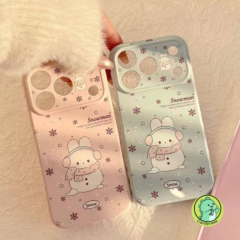 Lateral Love Heart เคสโทรศัพท์สําหรับ Vivo X300 X300S X200 FE Pro Mini X200S X200T X100 X100S X90 X90S น่ารักการ์ตูนกระต่าย Snowman กันกระแทกปลอกนุ่ม