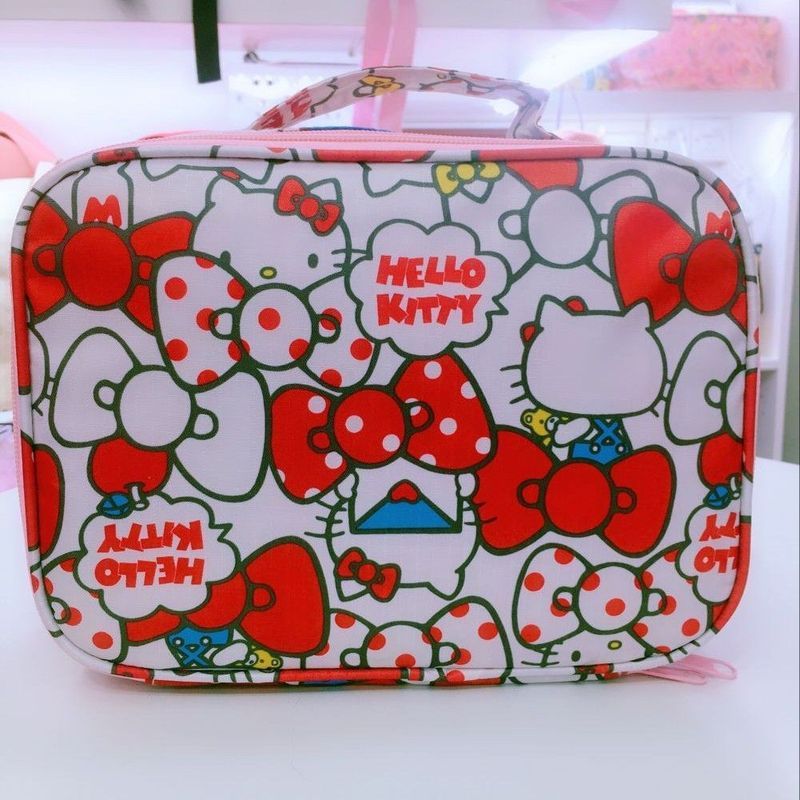 ใหม่ Merlot kt Pudding กระเป๋าเครื่องสําอางกันน้ํา Travel Storage Wash Bag Wash Bag