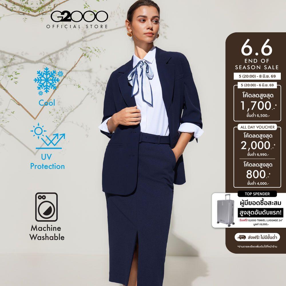 G2000 เสื้อเบลเซอร์สำหรับผู้หญิง Oversized Shape รุ่น 5121167079 NAVY