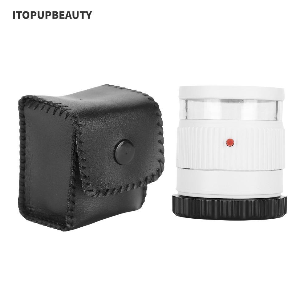 ITOPUPBEAUTY Optics Loupes, ไฟ LED 30X แว่นขยาย, เครื่องประดับแว่นขยายแบบพกพา