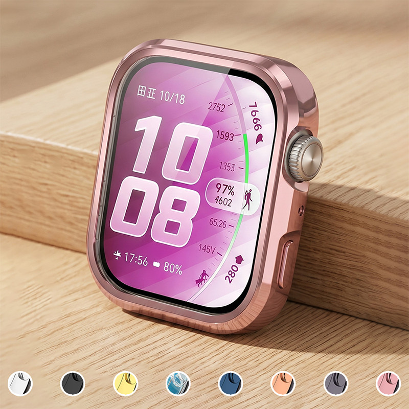 เคสนุ่ม TPU for Huawei Watch Fit 5 4 / 5 4 Pro ฟิล์มป้องกันหน้าจอกันชนอุปกรณ์เสริมกันชน for Smartwatch Huawei Fit 3