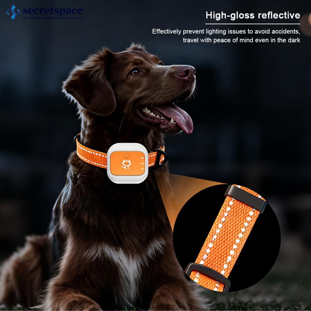 SECRETSPACE สมาร์ท GPS Pet Tracker กันน้ํากลางแจ้ง Global Positioning Locator Anti-lost Tracking Col
