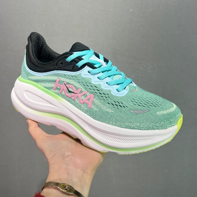 Hoka Bondi 9 และ Hoka Bondi 8 รองเท้าผ้าใบผู้หญิง 6BYK