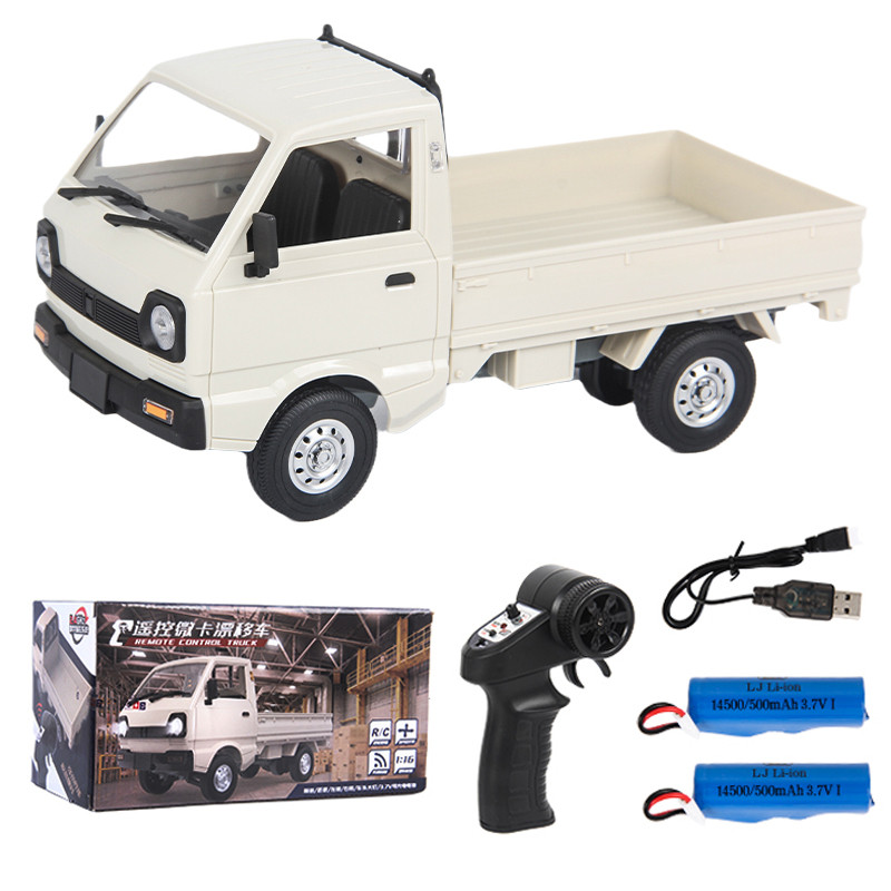 WPL D12 Mini Drift รถบรรทุกรีโมทคอนโทรล 1/16 RC รถสําหรับของเล่นเด็ก Xmas ของขวัญ
