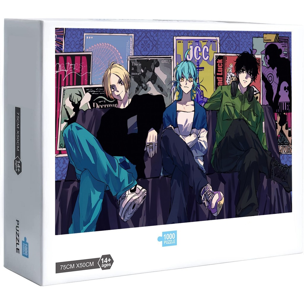 Sakamoto วัน Shin Asakura Akira Akara Akao Natsuki Seba จิ๊กซอว์ปริศนา 300 500 1000 ชิ้นตกแต่งบ้านเก
