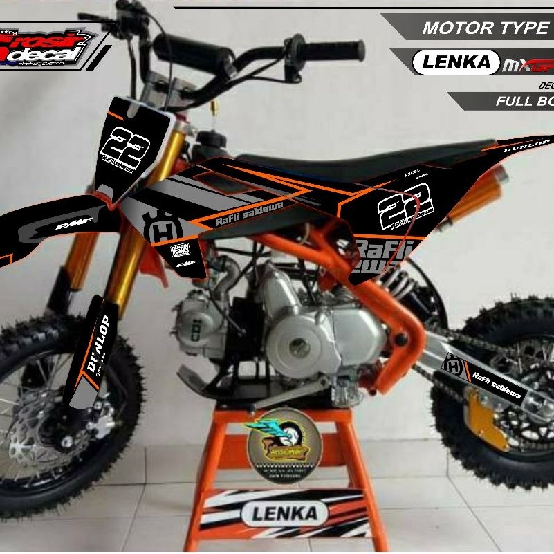 LEAKA / HSX / ZUMMAV / RFZ / CRZ 110cc Mini Trail Sticker Decal Full Body Free Custom
