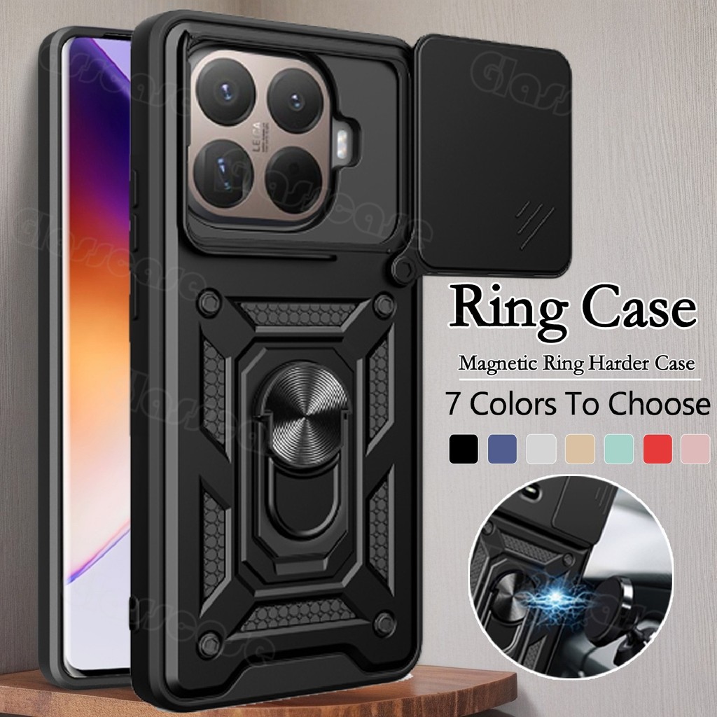 เคสโทรศัพท์สําหรับ Xiaomi 17T Pro 4G 5G 2026 Xiaomi17TPro ปลอกเกราะแหวน Adsorb ผู้ถือรถกันกระแทกกล้องป้องกันปกหลัง