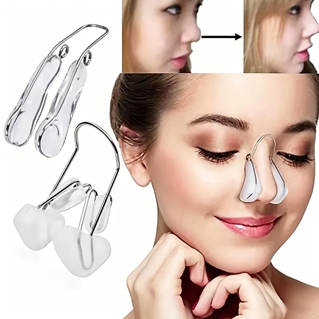 Beauty Nose Clip Nose Bridge Enhancer เครื่องมือสร้างจมูกสําหรับอาการแคบและการแก้ไขจมูก