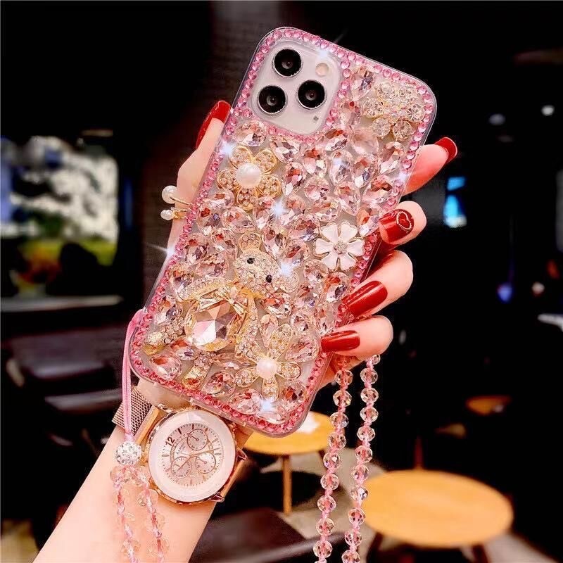 เคสโทรศัพท์สําหรับ Xiaomi Redmi 15C 13C 12 15 14C 13X 12C 10C 10 9T 9A 8A 8 A1 A3 A5 5G 4G Rhineston