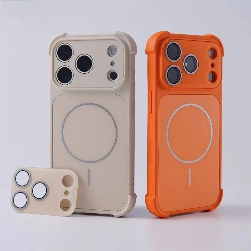 ตัวป้องกันกล้องที่ถอดออกได้สําหรับ Magsafe แม่เหล็กเคสโทรศัพท์สําหรับ iPhone 17 16 15 14 13 12 Pro M