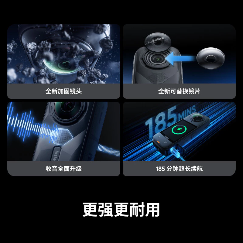 กล้อง Insta360 X5 8K HD Panoramic Sports Camera thumbnail 5