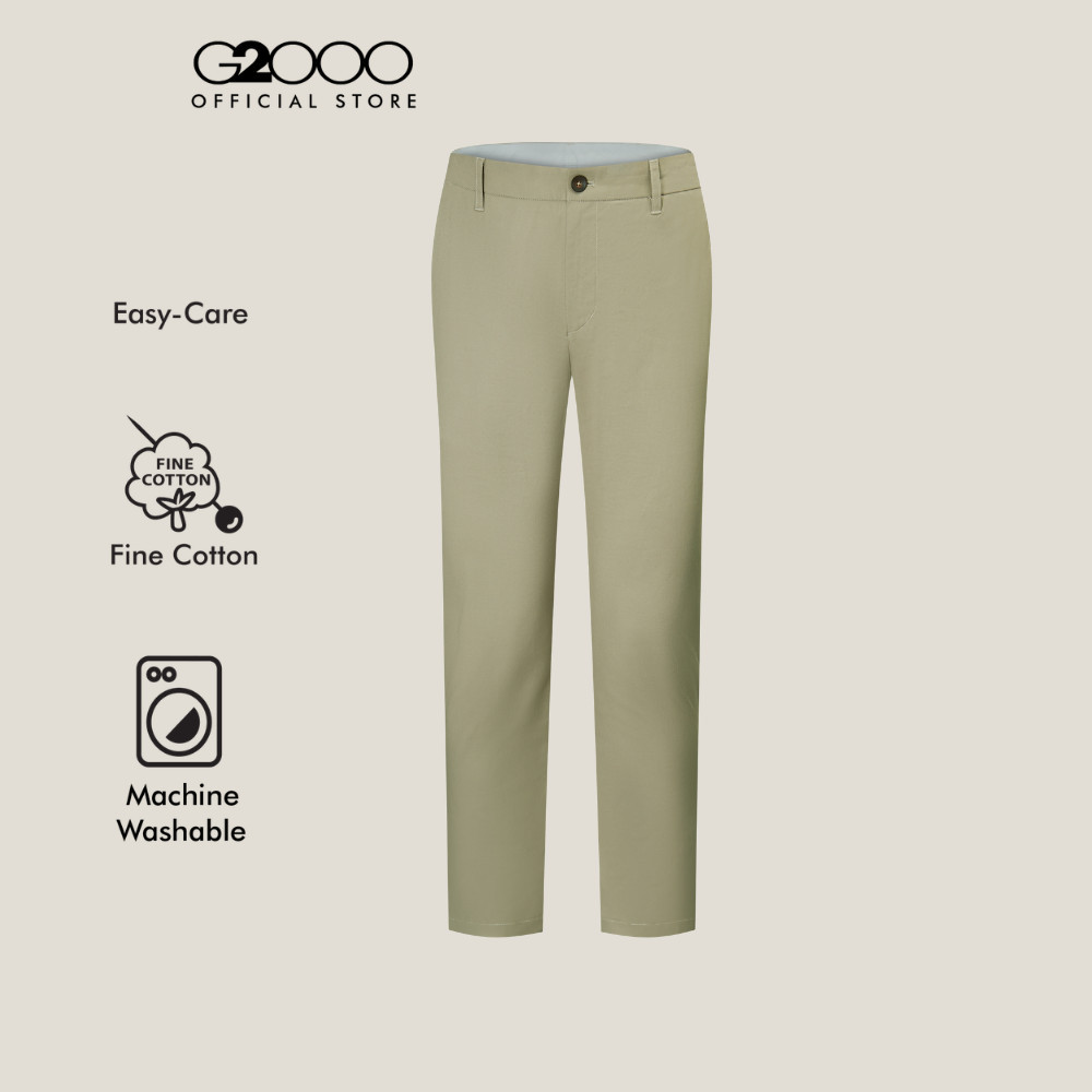 G2000 กางเกงขายาวแบบลำลองสำหรับผู้ชาย Slim Tapered Fit รุ่น 36161127