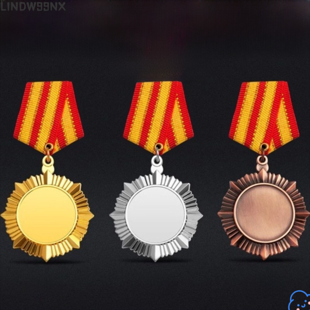 LINDW99NX เหรียญกีฬา,ทองเงิน Bronze Functional Winner เหรียญ,ที่มีประโยชน์ 5 ซม.โลหะการแข่งขันเหรียญ