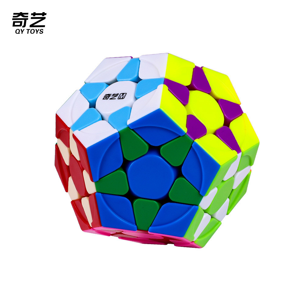 Qiyi Qiheng แม่เหล็กห้า Rubiks Cube S2 สิบสองด้าน Smooth Rubiks Cube Qiyi Decompression ของเล่น Rubi