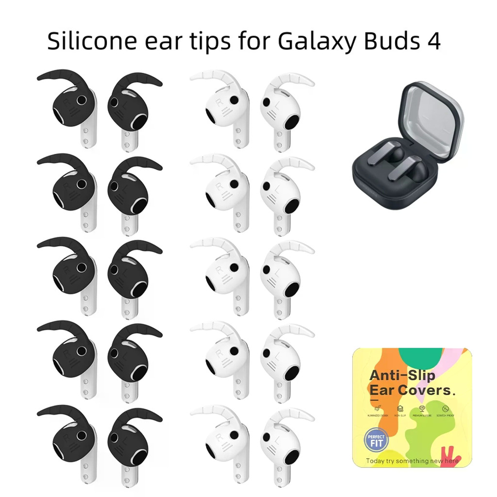 สําหรับ Samsung Galaxy Buds 4 Earbuds ที่เกี่ยวหูซิลิโคนกันลื่น ชุด 5 ชิ้น