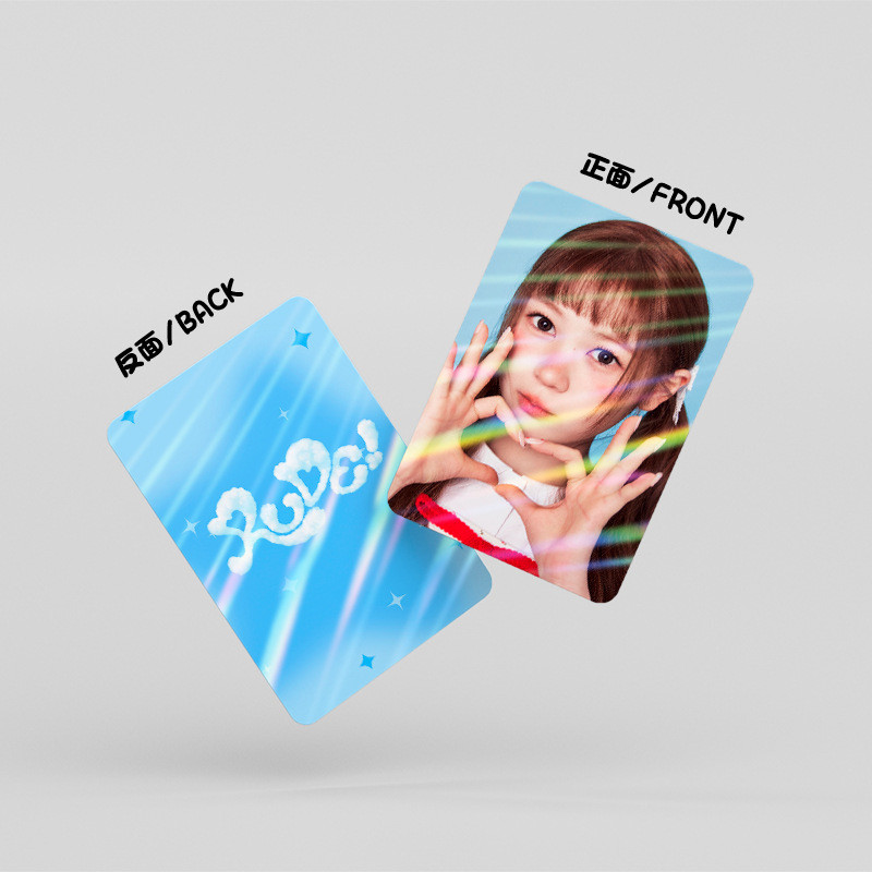 Hearts2Hearts RUDE อัลบั้ม Laser Photocard Lomo Card รูปที่ 4