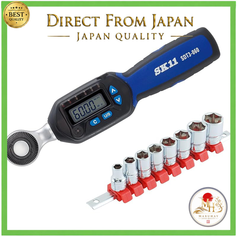 SK11 Digital Torque Wrench — Adjustable Electronic Torque Wrench, Various Drive Sizes & Torque Range