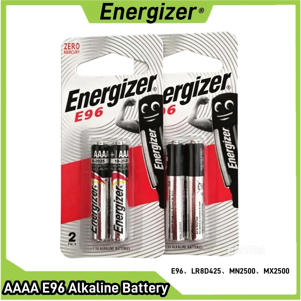Energizer E96 AAAA แบตเตอรี่ 1.5V BATERI ENERGIZER AAAA อายุการใช้งานยาวนานเป็นพิเศษ