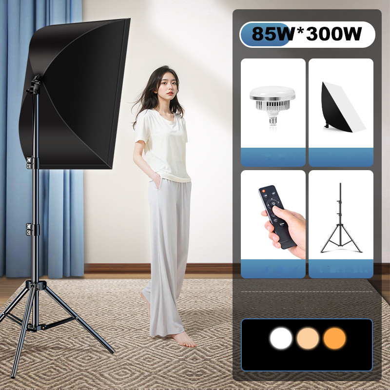 Photography 500w Led Light ไฟสตูดิโอ  light softbox ขาตั้งไฟ ไฟไลฟสด ไฟถายรุป ไฟต่อเนื่อง ถ่ายวิดีโอ ไฟถ่ายภาพ