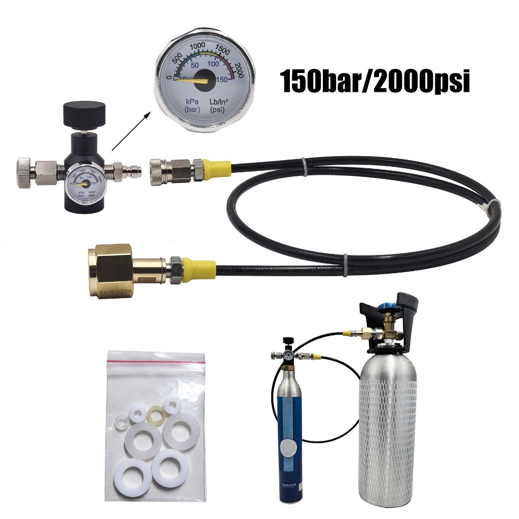 CO2 อะแดปเตอร์กระบอก Sodastream Sodastream โซดาน้ําประกายเครื่อง TR21-4 กระบอกอัตราเงินเฟ้อด่วน 8 มม
