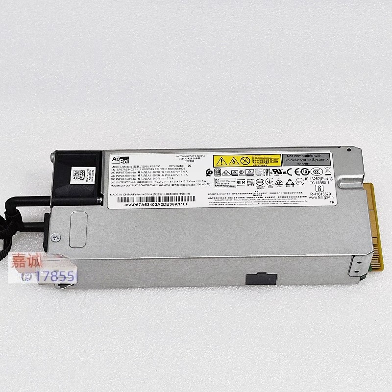 สําหรับ Lenovo, Server SR590 SR588 SR650 SR530 01PF536 01PF515 750W แหล่งจ่ายไฟใช้