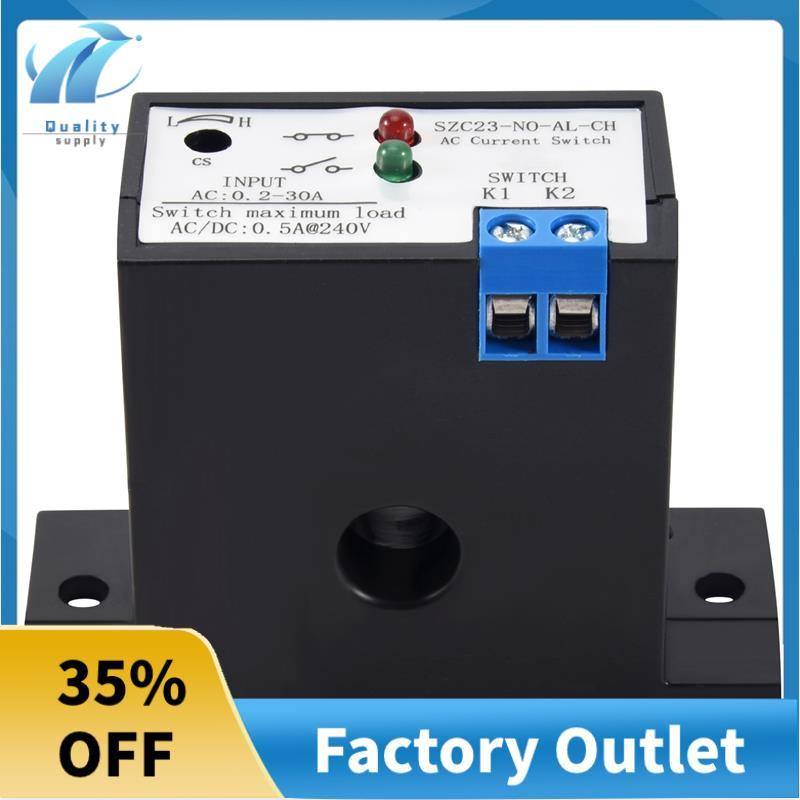 Current Mutual Induction Switch SZC23-NO-AL-CH ปกติเปิด Current Detection SWITCH สําหรับ AC Isolatio