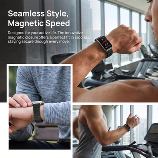 สายรัดกีฬาซิลิโคนสำหรับ for Smartwatch Huawei Band 11 / 11 Pro สายรัดข้อมือแม่เหล็กแทนสายรัดข้อมืออุปกรณ์เสริม